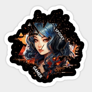 Cute Halloween Girl Sticker